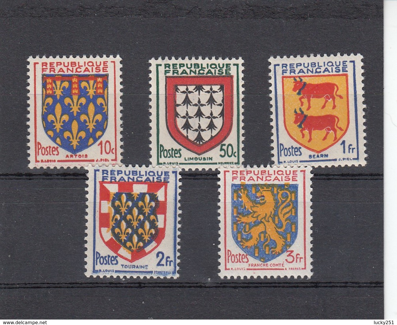 France - 1951 - N° YT 899/903** - Armoiries De Provinces - Nuovi