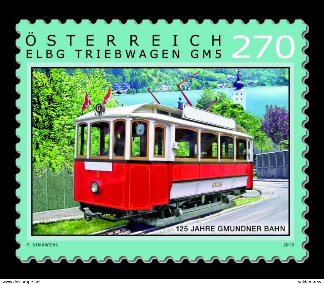 Austria 2019 Mih. 3476 Gmunden Tramway MNH ** - Unused Stamps