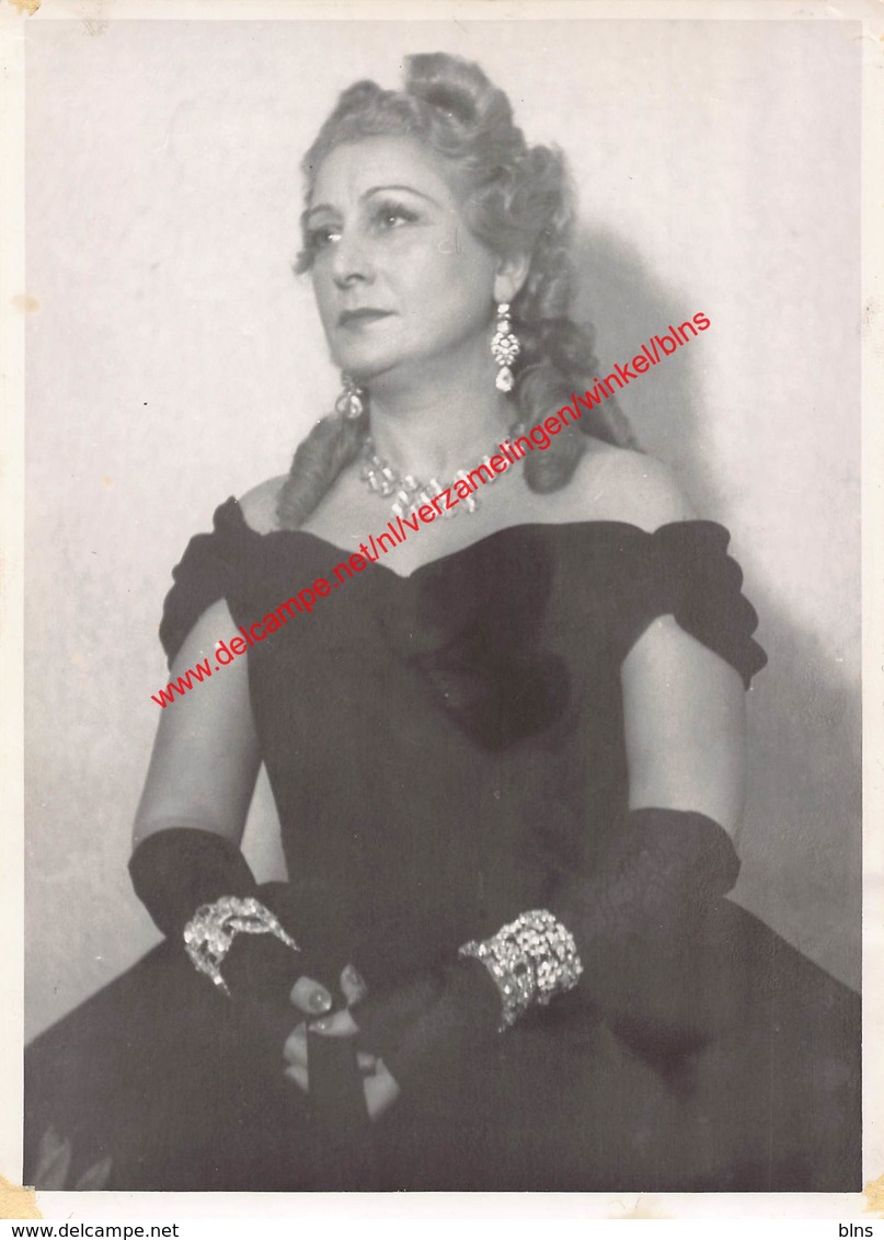 Vina Bovy - Opera Traviata 25 November 1945 Gent - Photo 13x18cm - Photos