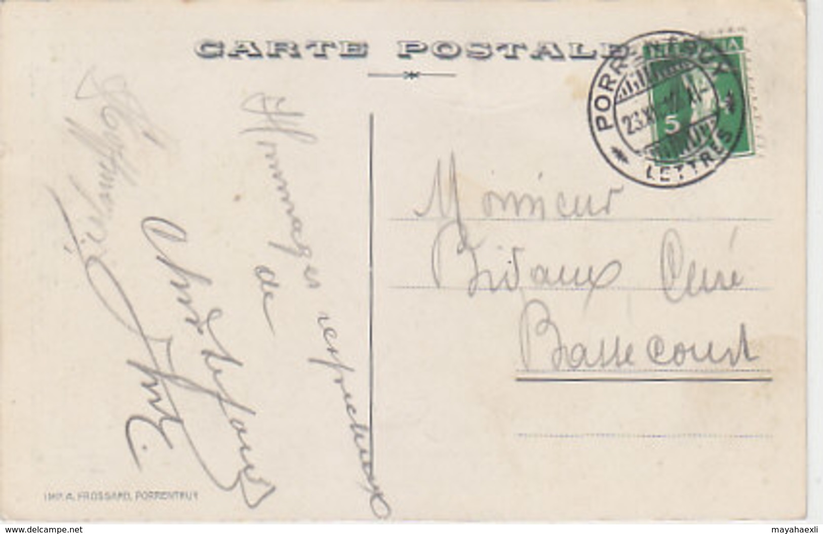 Porrentruy - Anniversaire De Stella Jurensis - 1912        (91128) - Porrentruy