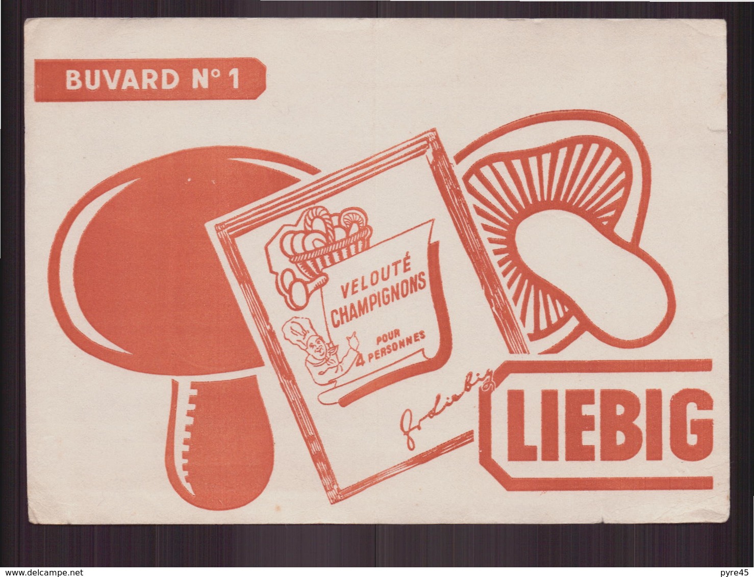 Buvard ( 20 X 14.5 Cm ) " Liebig " ( Pliures, Déchirure  ) - Potages & Sauces