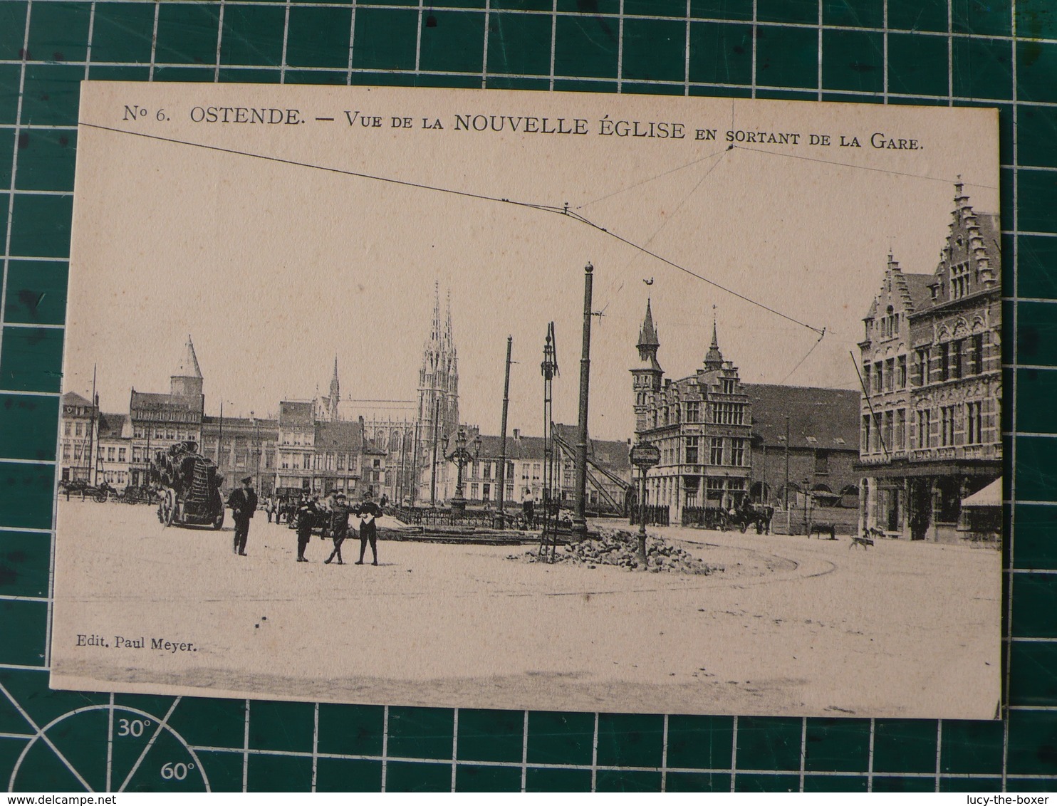 Oostende Ostende Vue De La NOUVELLE EGLISE En Sortant De La Gare - Oostende