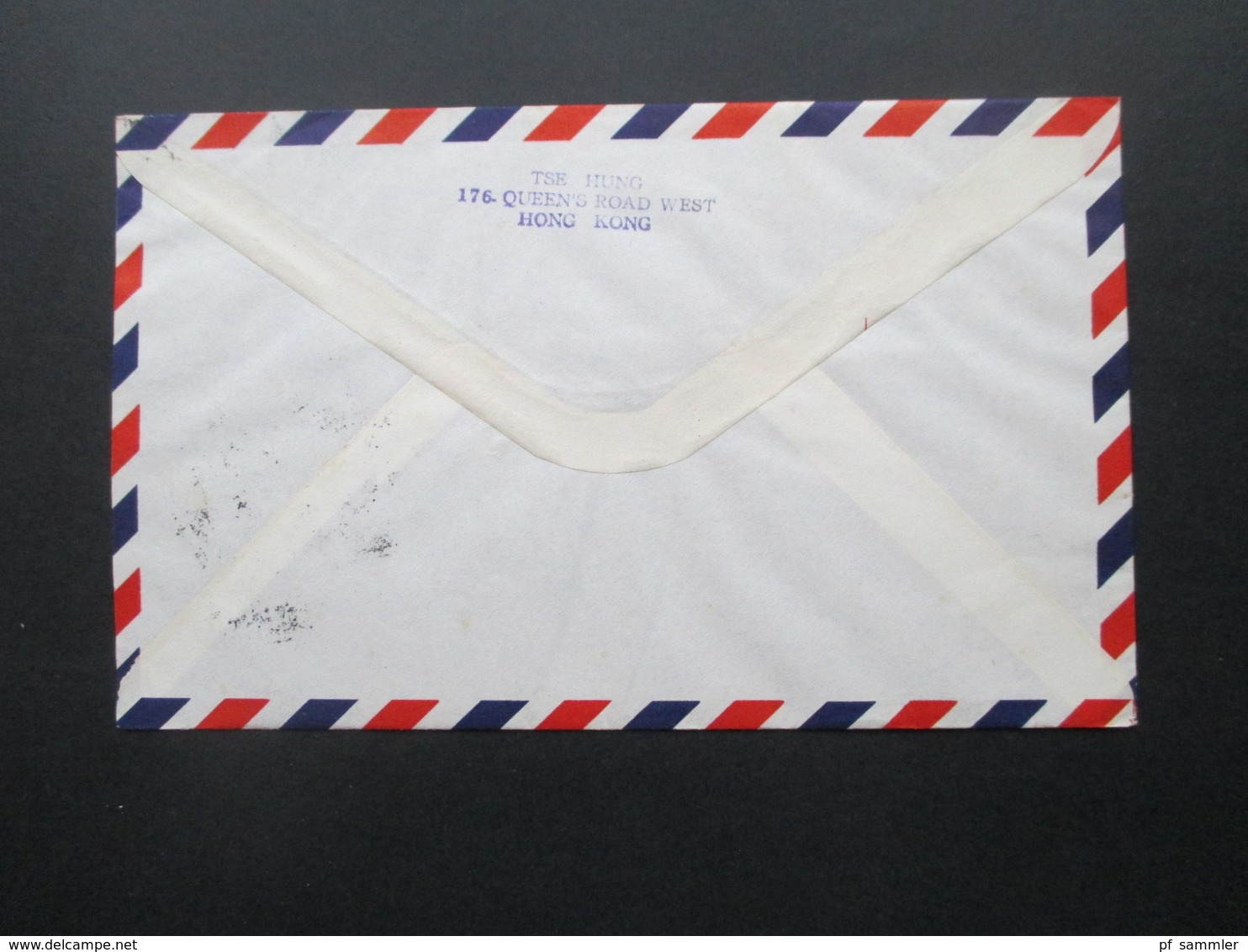 Hong Kong 1973 Nr. 264 MeF Mit 5 Marken Luftpostbrief Von Hongkong Nach Hanoi Vietnam Air Mail Letter - Briefe U. Dokumente