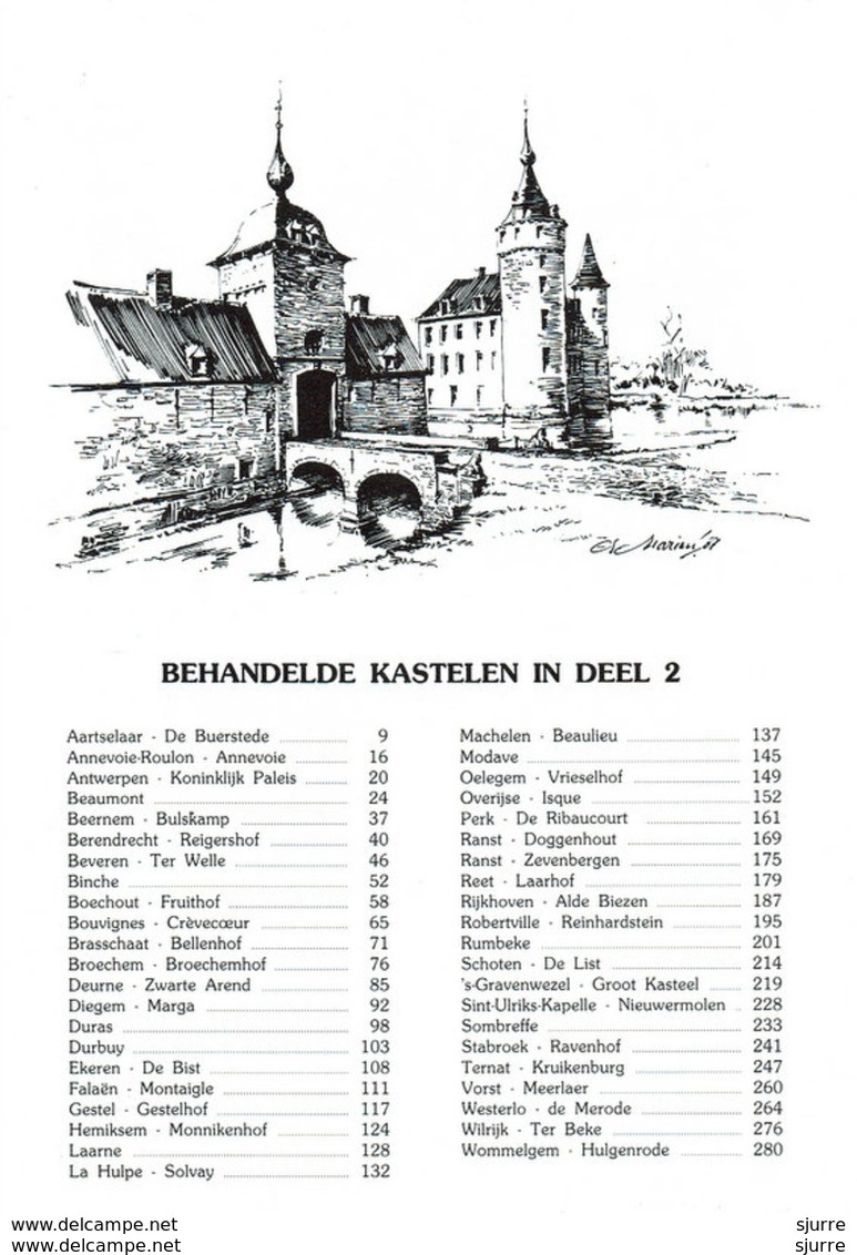 Beperkte Voorraad - VAN KASTEEL NAAR KASTEEL Deel 2 - Paul Arren - Heemkring Hobonia - Nieuw Exemplaar - Geschiedenis