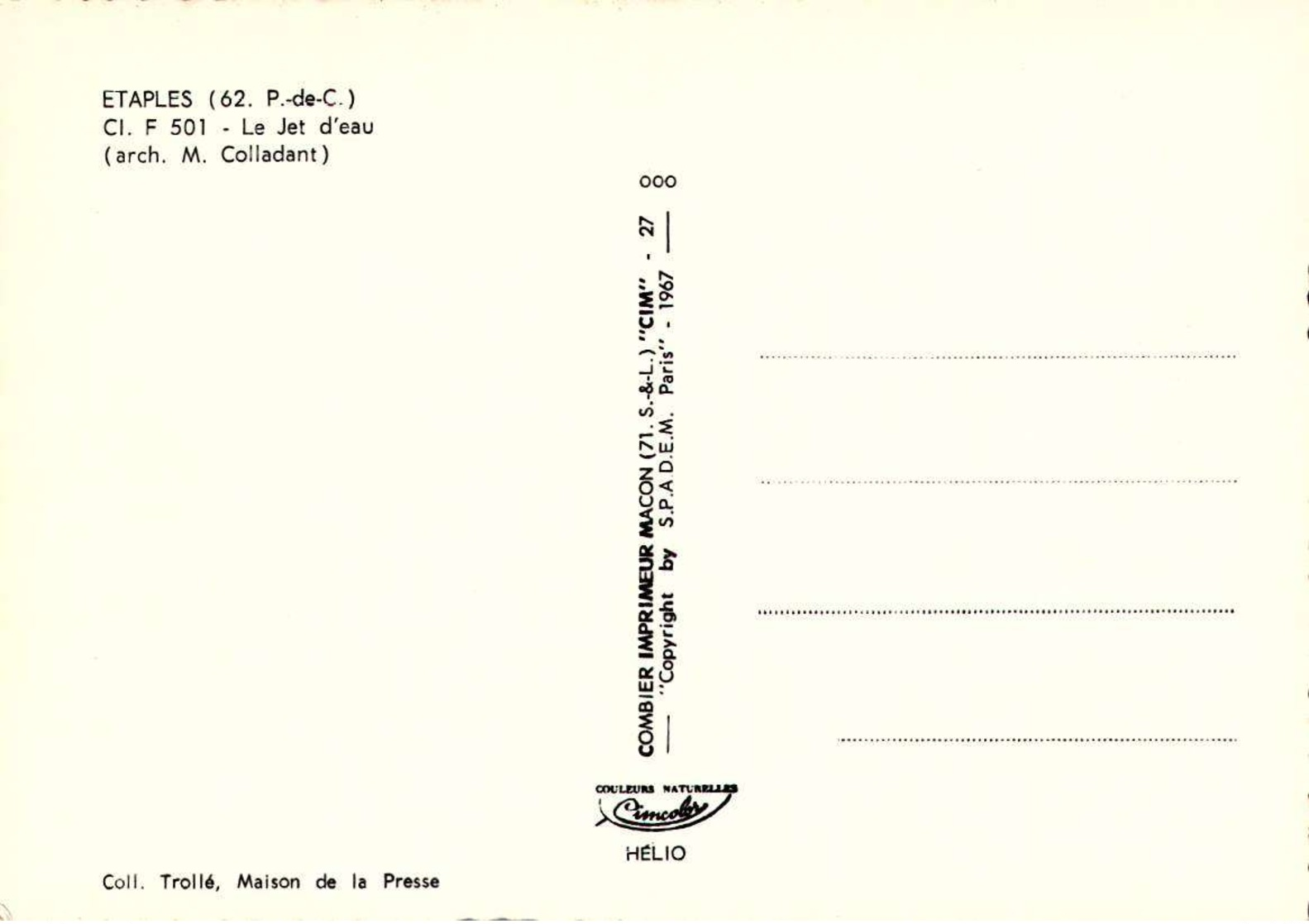 62] Pas De Calais > Etaples  /LOT  3005 - Etaples