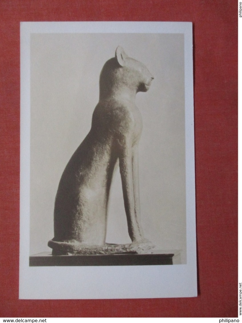 RPPC     Bronze Coffin Of A Cat  Egyptian > Ref 3747 - Museos