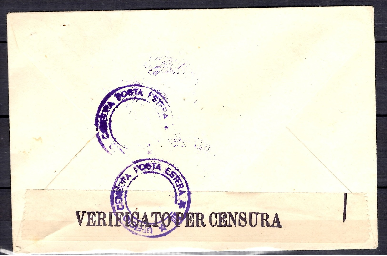 Italie YT N° 432/436 Oblitérés Sur Lettre. Censure Postale. B/TB. A Saisir! - Storia Postale