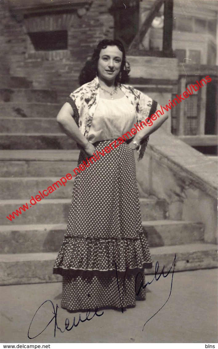 Renee Varly - Opera Carmen 1955 Gent - Photo 9x14cm - Gehandtekend/signed - Photos