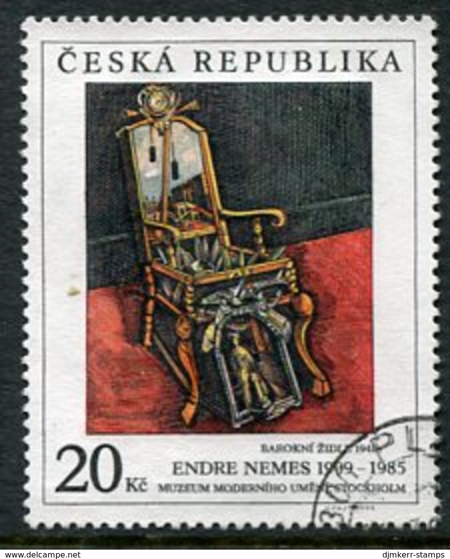 CZECH REPUBLIC 1996 Modern Art Used .  Michel 125 - Used Stamps
