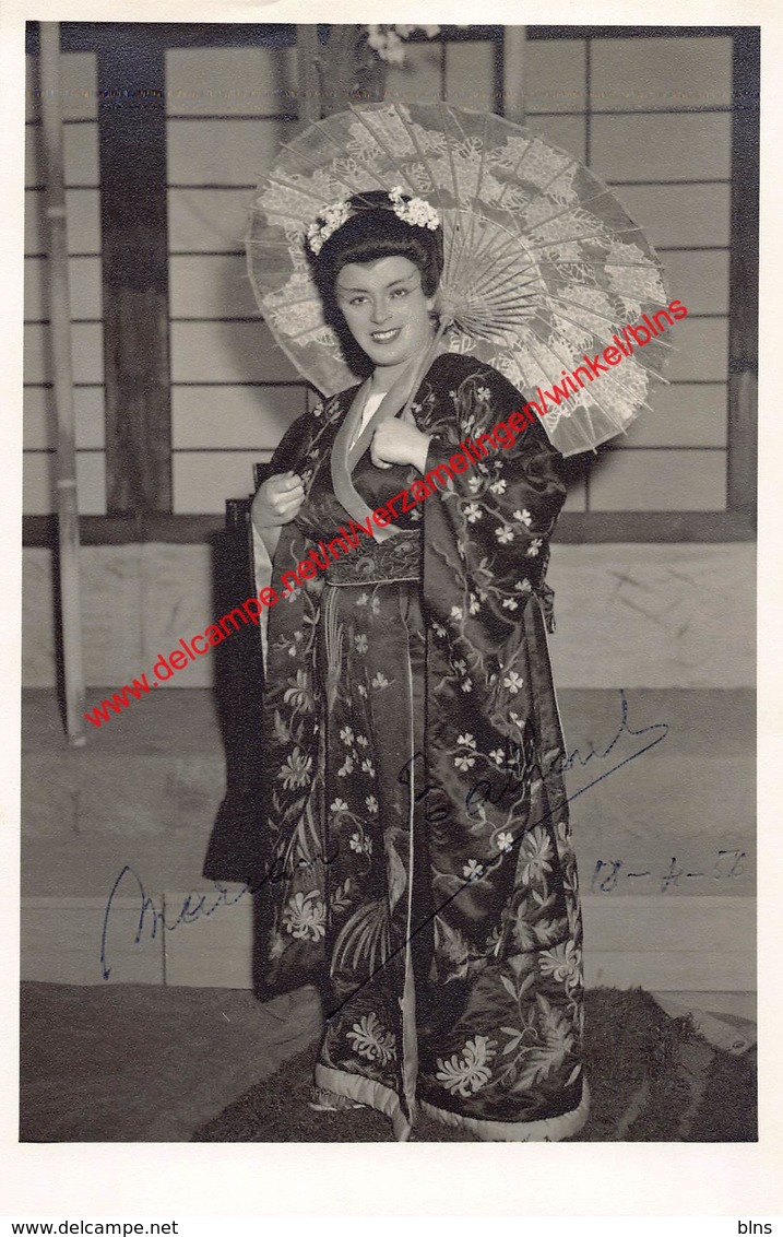 Mariane Balhant - Opera Madame Butterfly - Gent - Photo 11x17cm Gehandtekend/signed - Photos