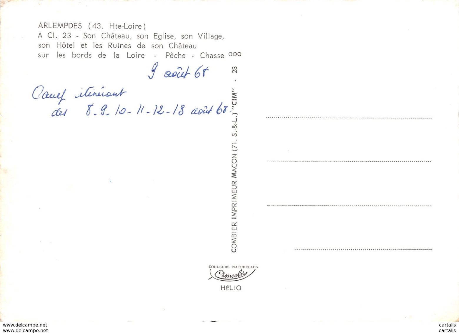 43-ARLEMPDES-N°C-3575-C/0141 - Andere & Zonder Classificatie