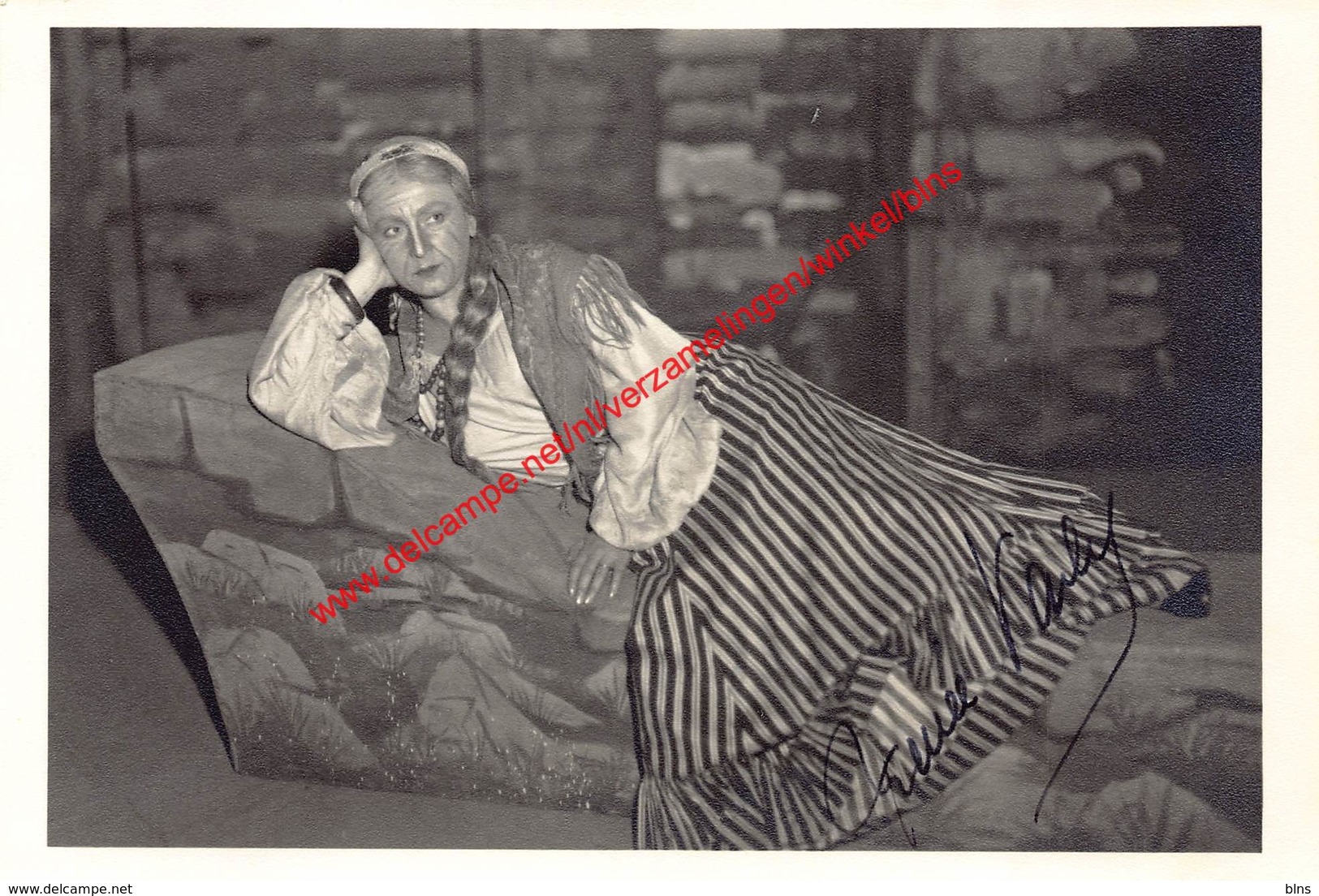 Renee Varly - Opera Il Trovatore - Gent 1956 - Photo 11x16,5cm Gehandtekend/signed - Photos