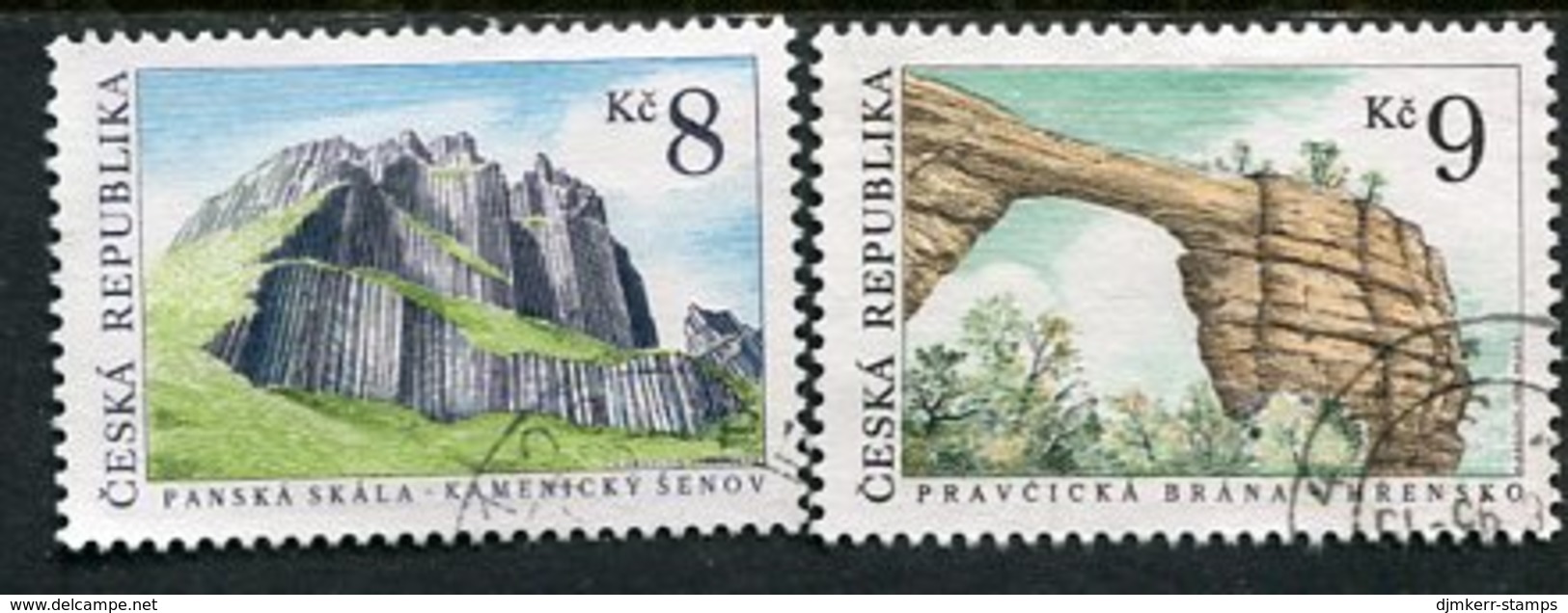 CZECH REPUBLIC 1995 Geological Formations Used.  Michel 78-79 - Usados