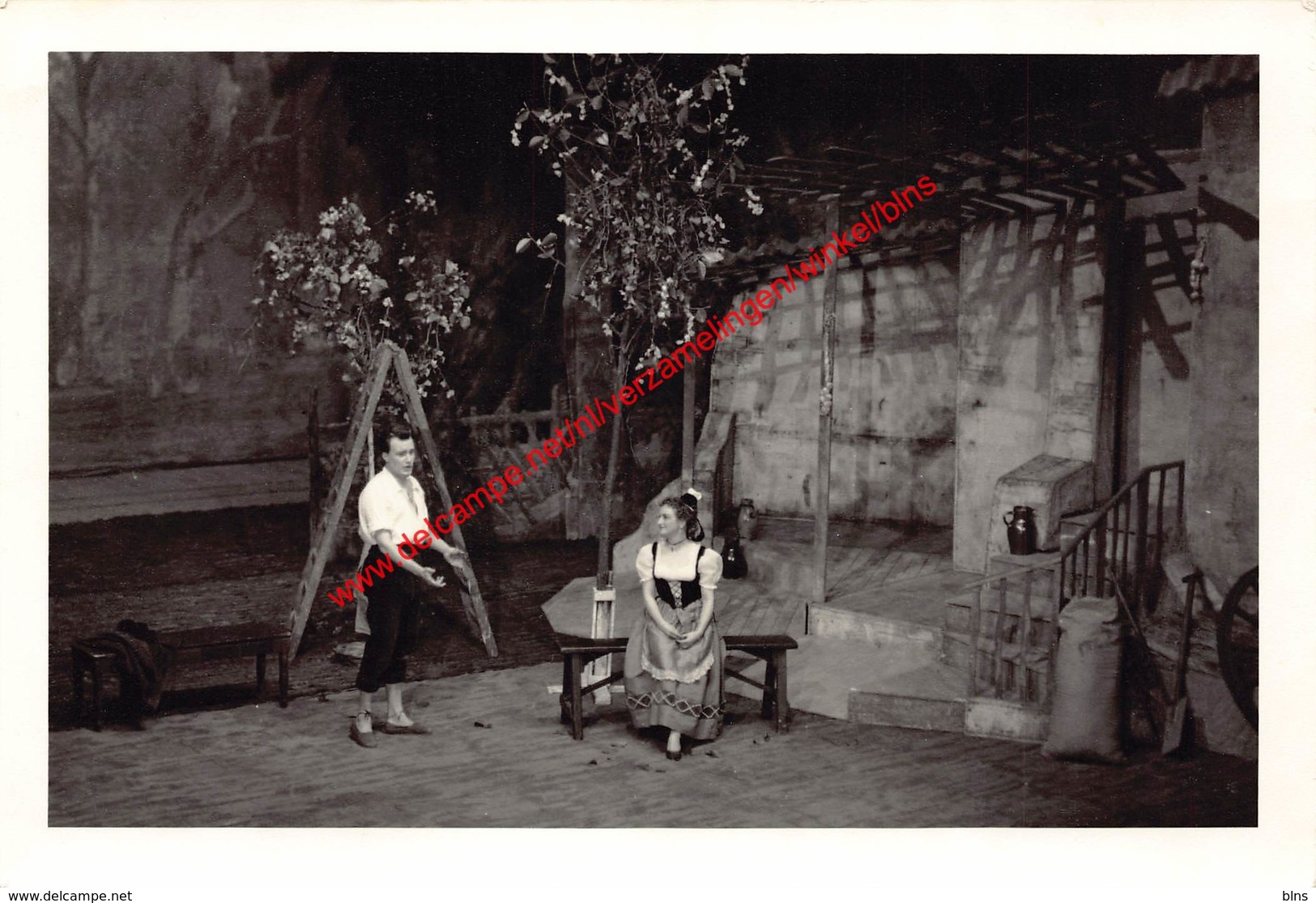 Lucie Tilly - Opera Mireille - Gent 1956 - Photo 12x18cm - Photos