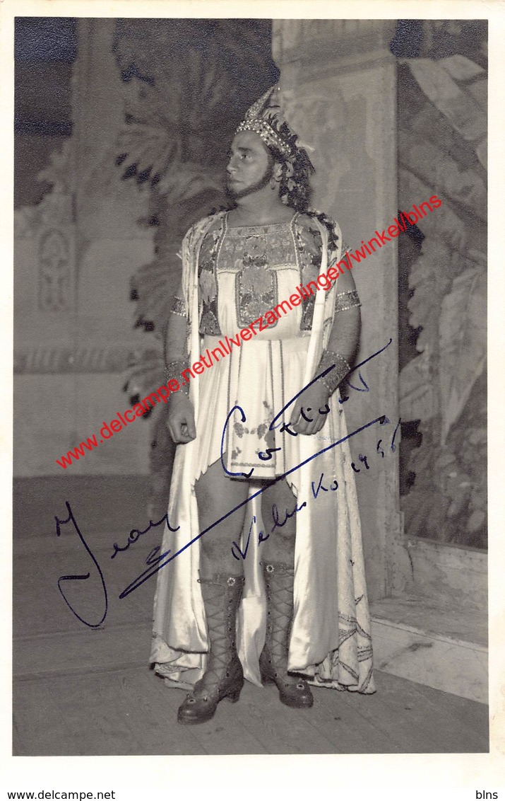 Jean Laffont - Opera L'Africaine - Gent 1956 - Photo 11x17cm Gehandtekend/signed - Photographs