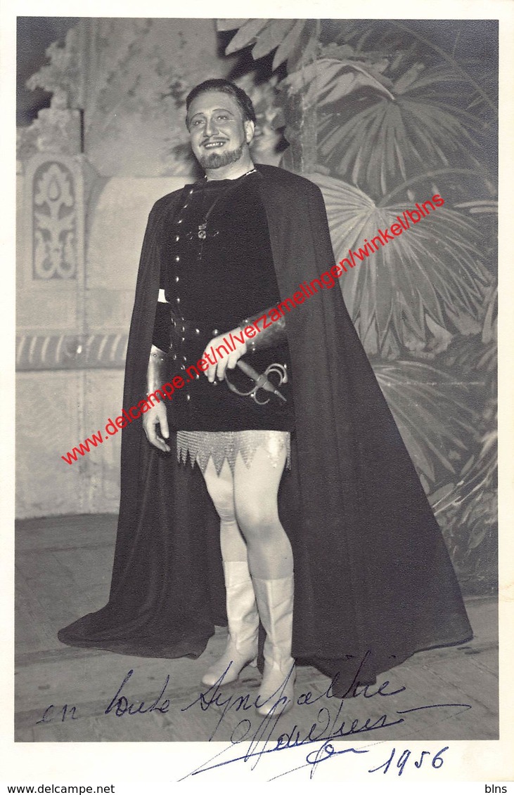 Frans De Guise - Opera L'Africaine - Gent 1956 - Photo 11x17cm Gehandtekend/signed - Photos