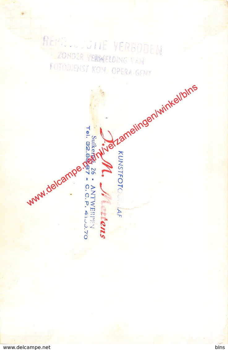 Jean Laffont - Opera Les Mousquetaires Au Couvent - Gent 1956 - Photo 11x16,5cm Gehandtekend/signed - Photos