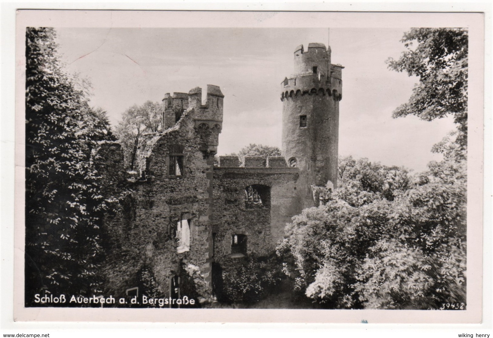 Bensheim Auerbach - S/w Schloß Auerbach An Der Bergstraße - Bensheim