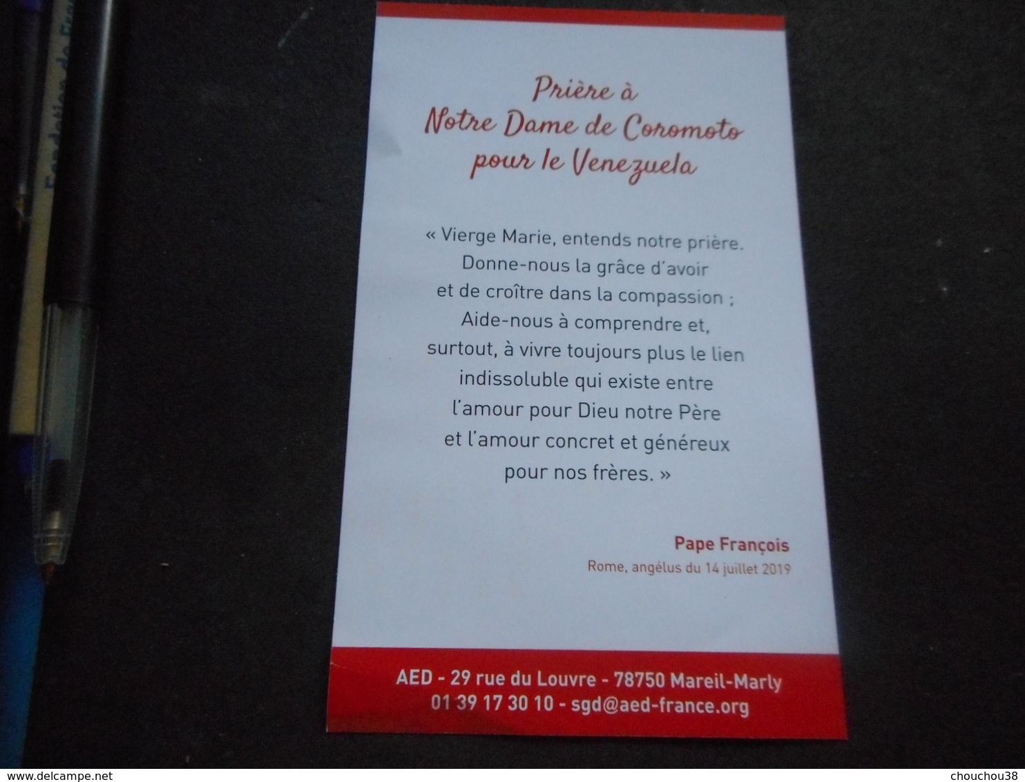 Image Pieuse "Notre Dame De COROMOTO - Patronne Du VENEZUELA" - Religión & Esoterismo