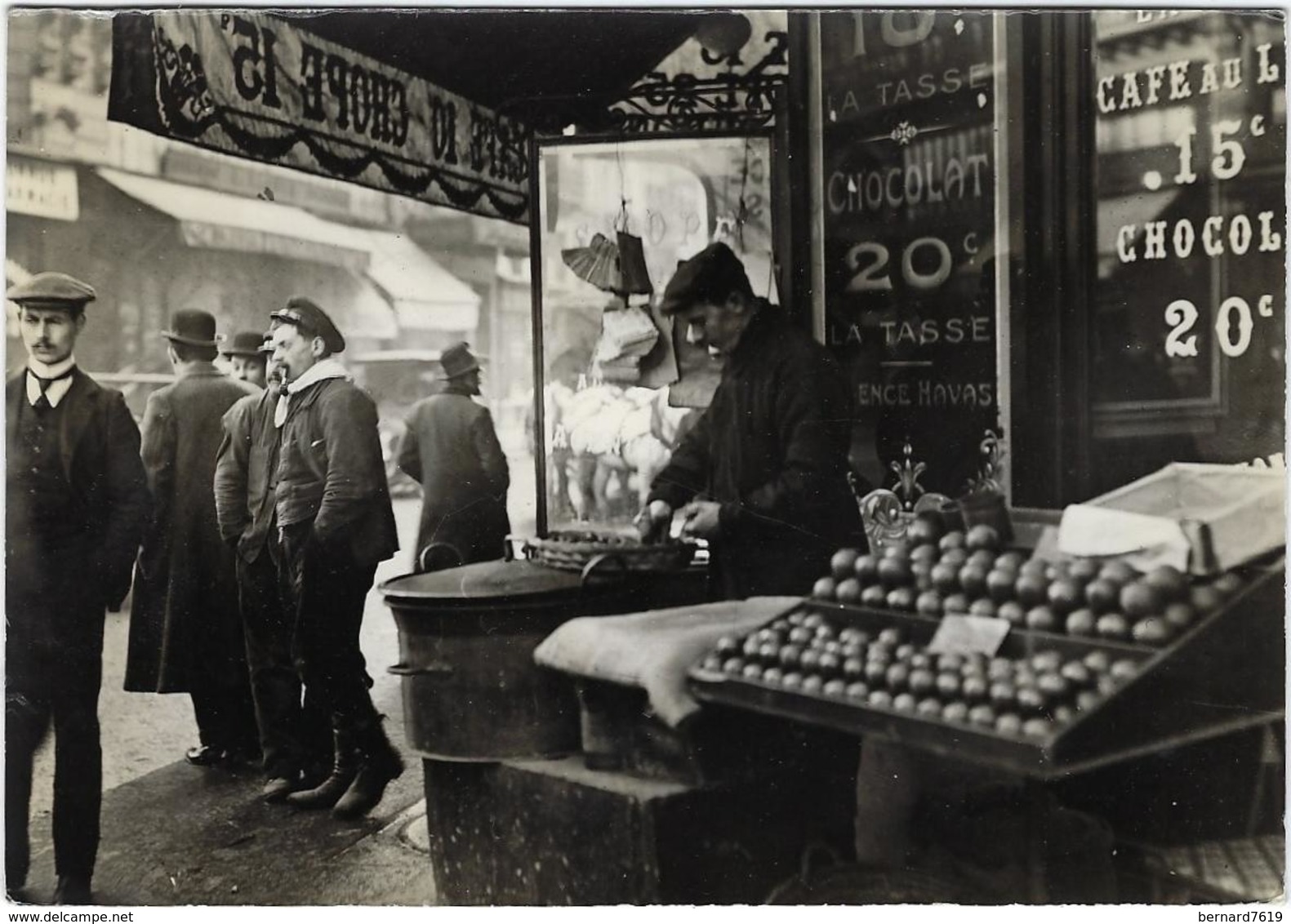 75 Paris  1900  Photo Desoye Bourg  Chaud Les Marrons Chauds - Non Classés