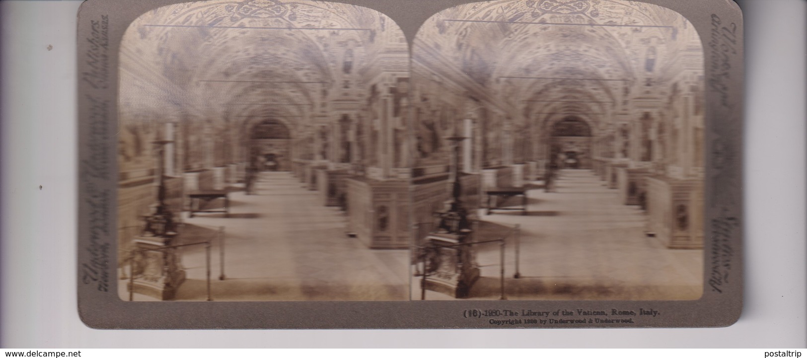 ITALY ITALIA VATICANO  ROME  Stéréoscopique Stéréoscope Carte Photo Stéréo - Fotos Estereoscópicas