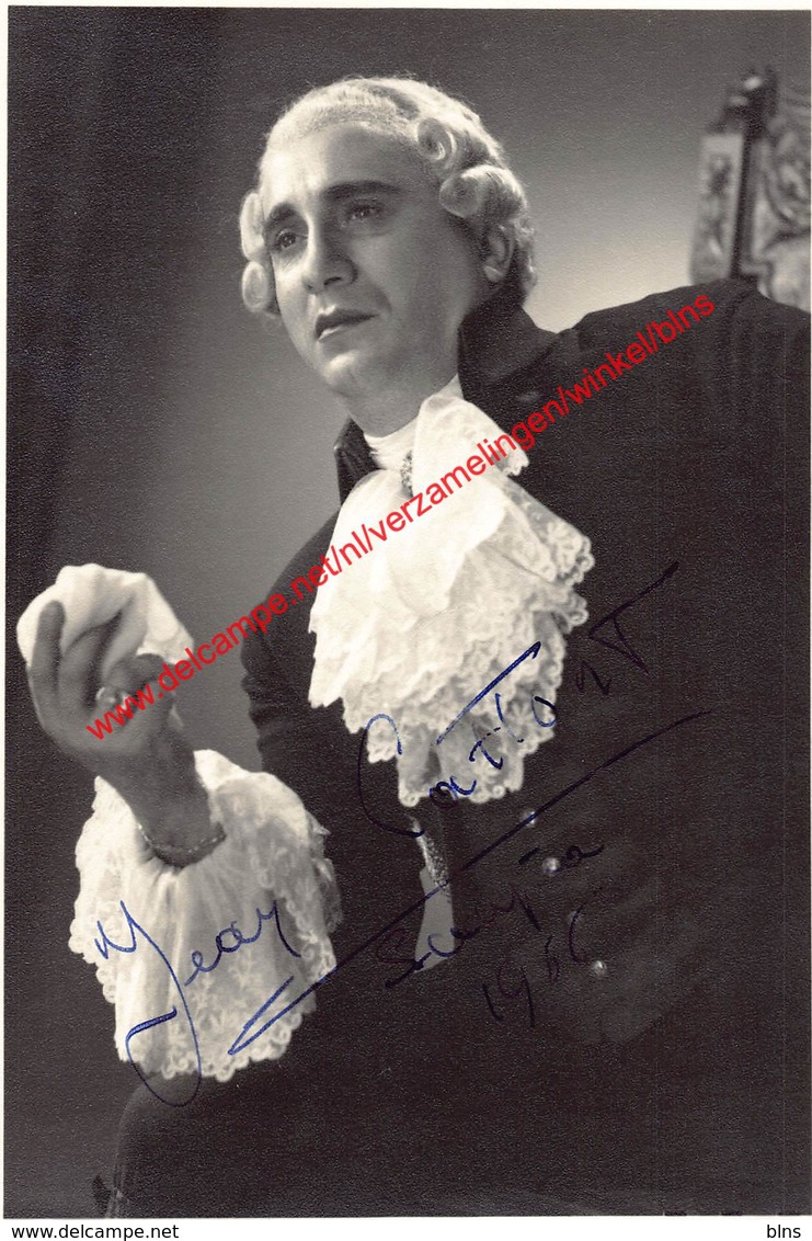 Jean Laffont - Opera La Tosca - Gent 1956 - Photo 11x16cm Gehandtekend/signed - Photos