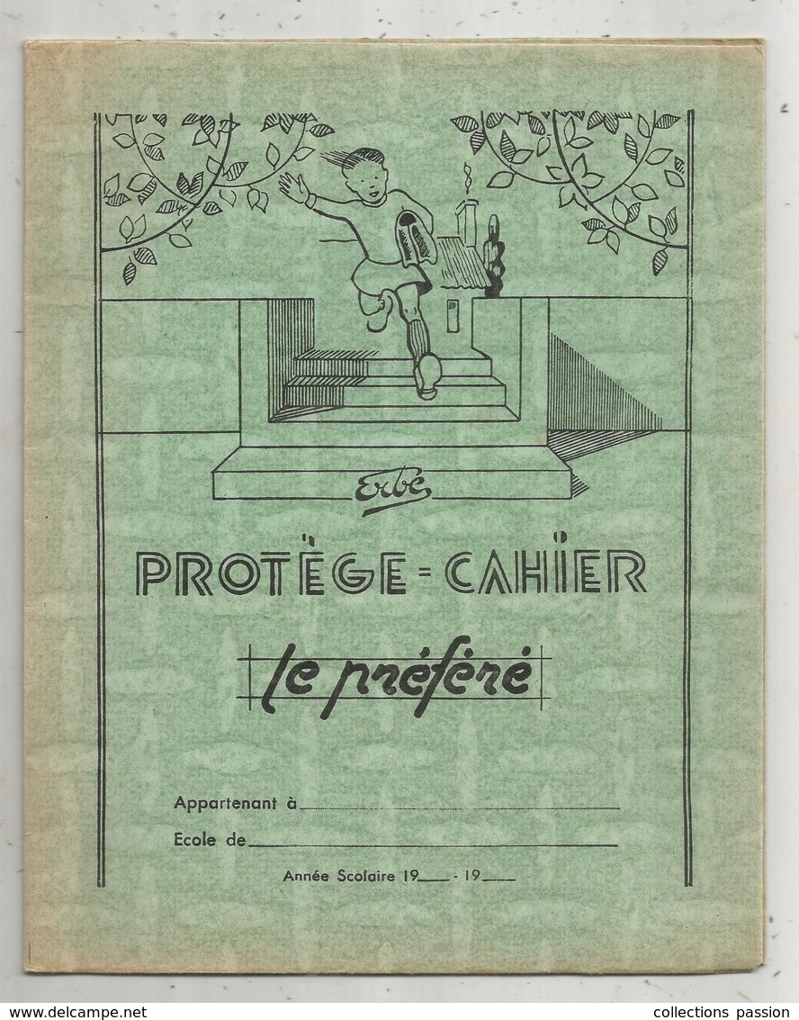 Protége Cahier , Erbé ,LE PREFERE , 4 Scans , Frais Fr 1.95 E - Book Covers