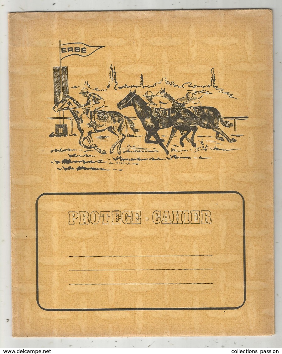 Protége Cahier , Erbé , Hippisme , Course De Chevaux , 4 Scans , Frais Fr 1.95 E - Protège-cahiers