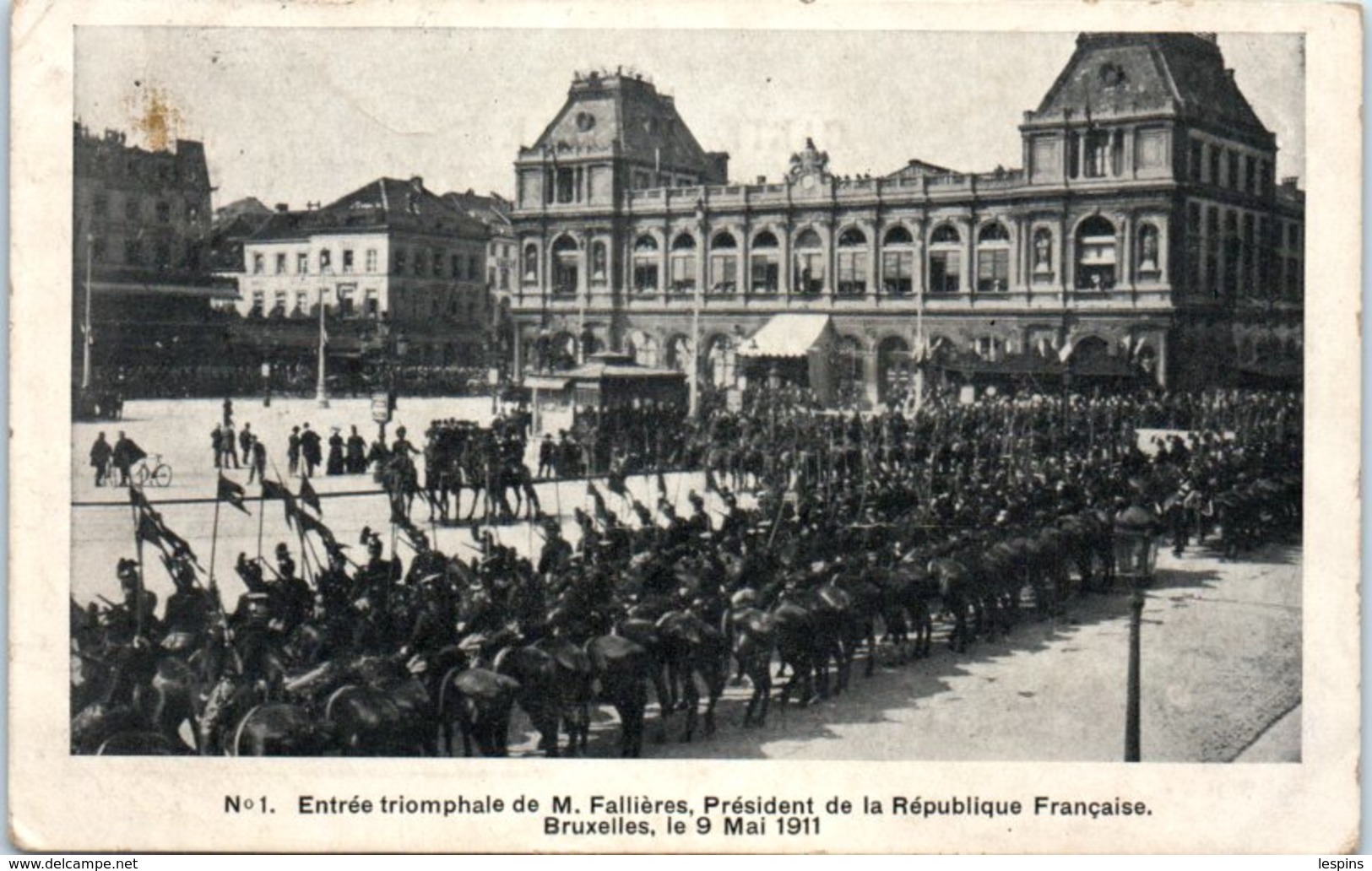 BELGIQUE - BRUXELLES --  Entrée Triomphale De M. Fallières Président De La République Française - Le 9 Mai 1911 - Feste, Eventi