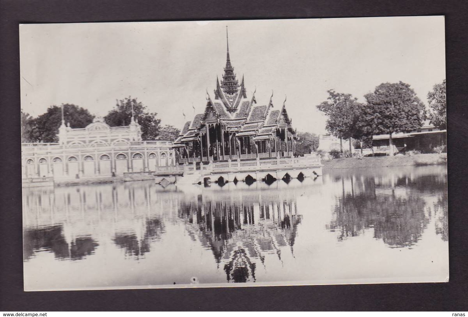 CPA SIAM Thaïlande Asie écrite Carte Photo RPPC - Thaïlande