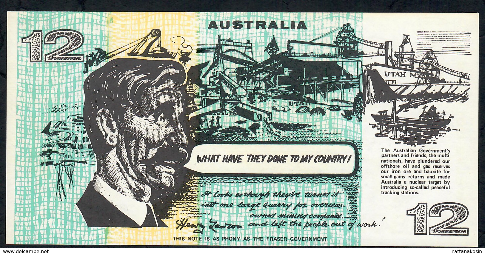 AUSTRALIA NLP 12 DOLLARS ND LABOR PARTY    UNC. - Other & Unclassified