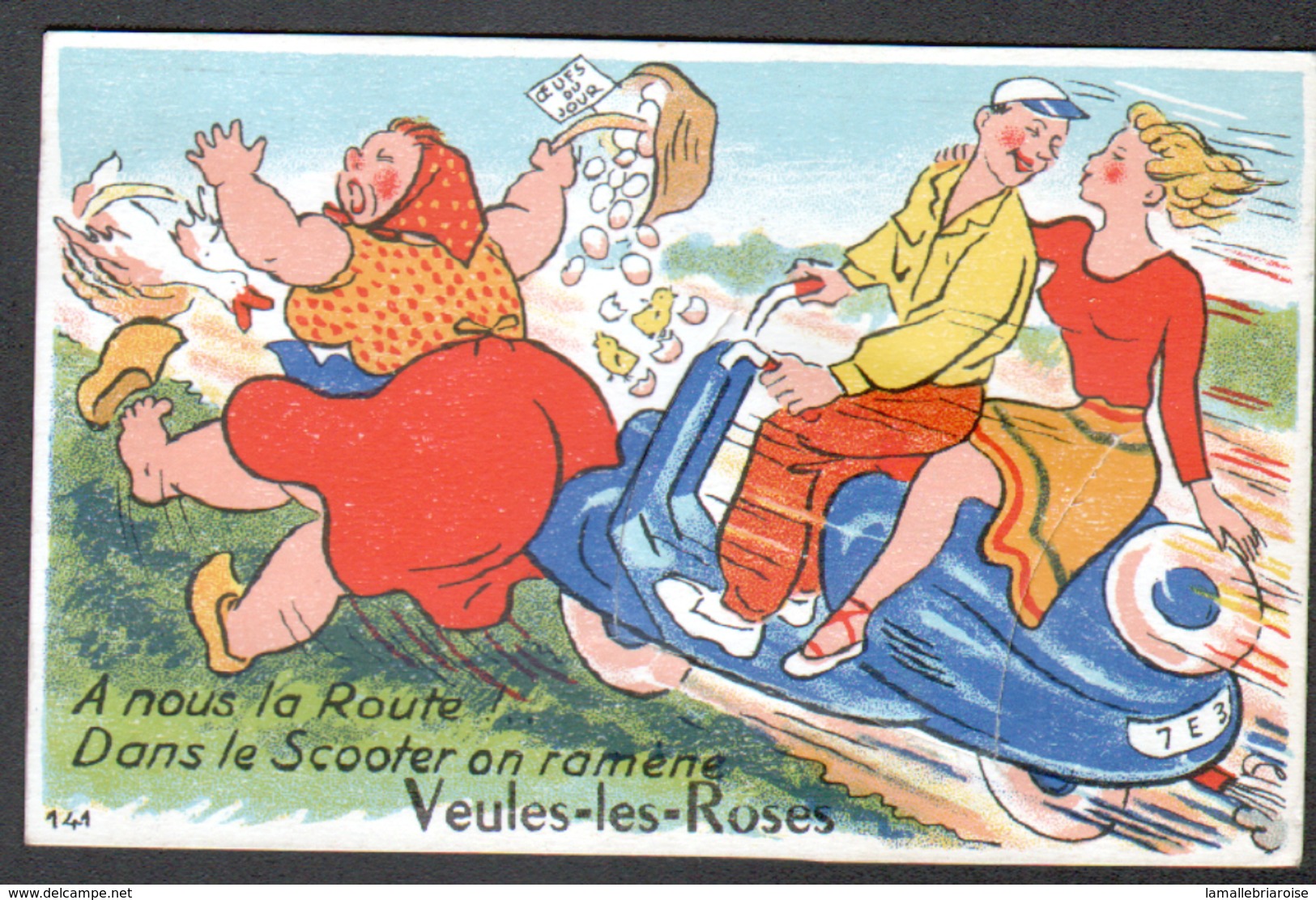 76, Veules Les Roses, Cartes à Systeme, Scooter, Carte Taxee - Veules Les Roses