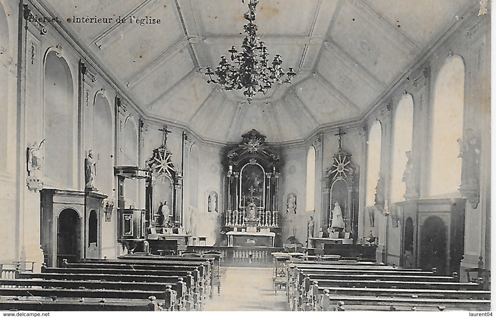 GRACE_HOLLOGNE.BIERSET. L'INTERIEUR DE L'EGLISE - Grâce-Hollogne