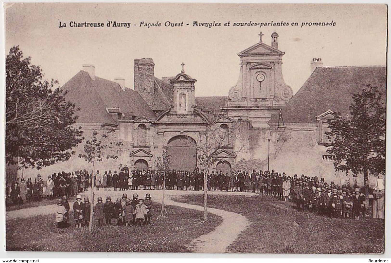 56 - B55633CPA - AURAY - Chartreuse - Aveugles Et Sourdes-parlantes En Promenade - Très Bon état - MORBIHAN - Auray