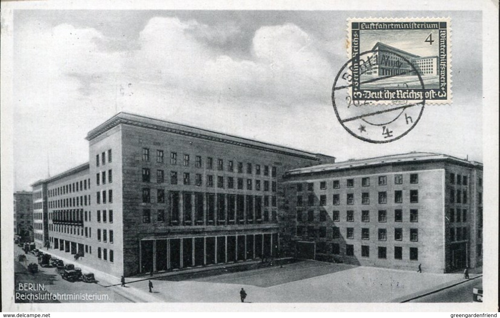 49369  Germany Reich, Maximum 26.2.1937 Berlin Ministerium, Architecture - Briefe U. Dokumente