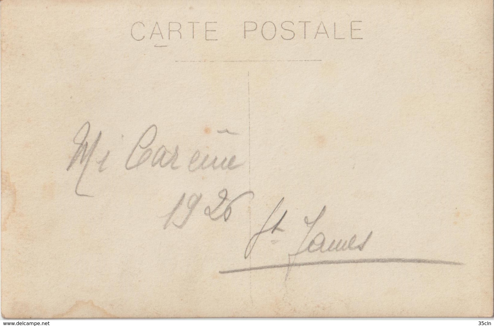 SAINT JAMES - Carte Photo De La Mi Carême 1926 - Cavaliers Précédant Les Chars ( Carte Animée Et Rare ). - Autres & Non Classés