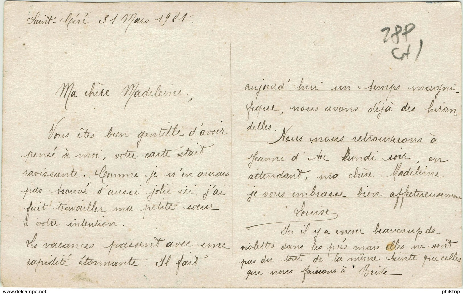 Illustratore - Donna Con Cappelliere - VIAGGIATA IN BUSTA 1921- Rif. 288 Ill. - Otros & Sin Clasificación