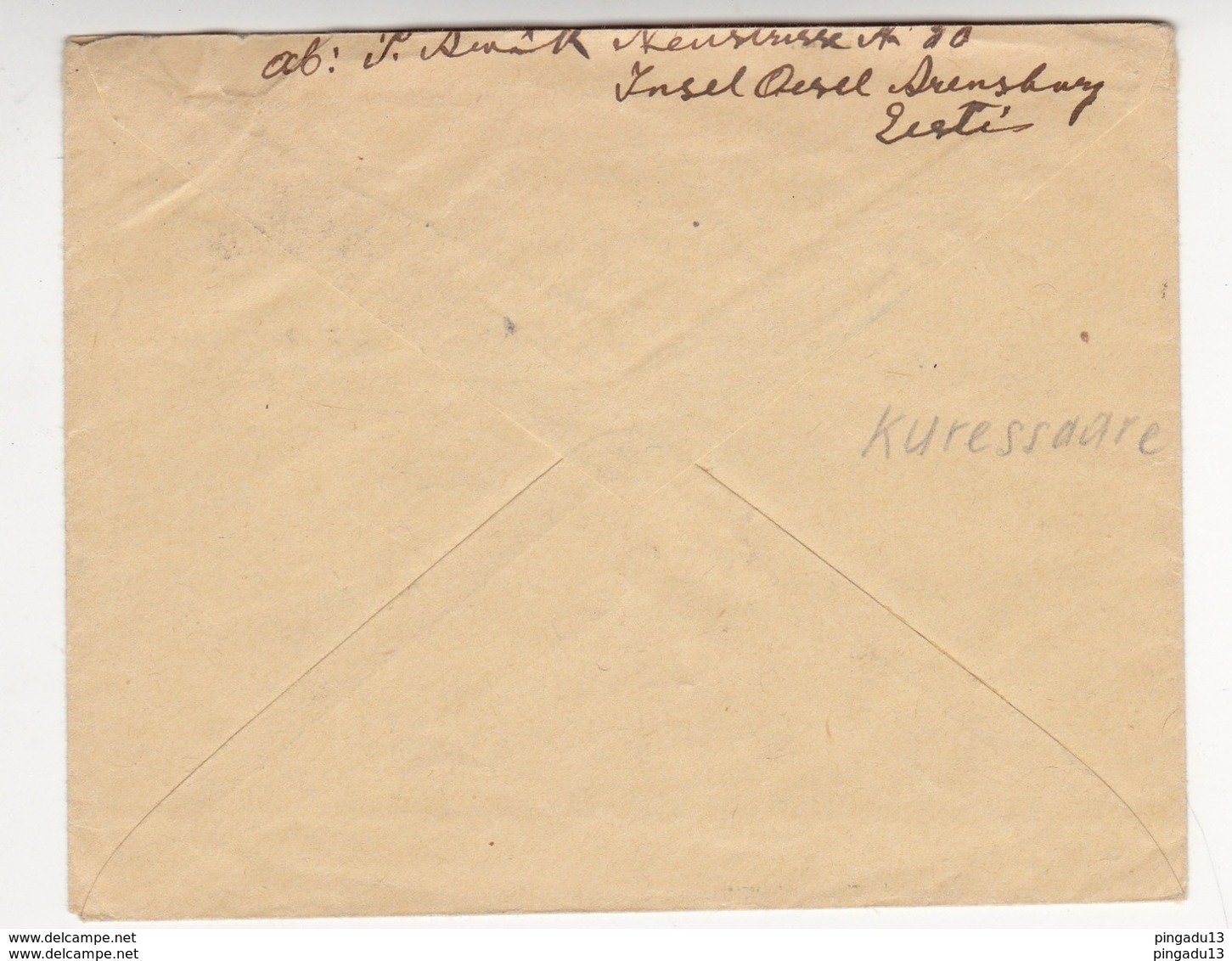 Au Plus Rapide Lettre Kuressaare Eesti Estonie Pour Leipzig Allemagne 15 Mars 1924 - Estonie