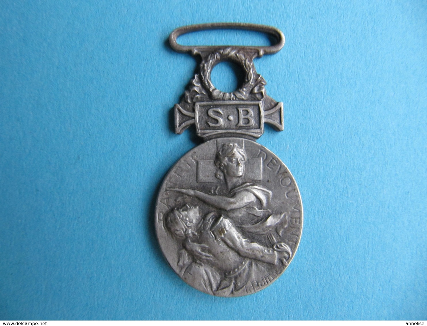 Médaille Société Française De Secours Aux Blessés Militaires 1864-1866 Graveur Bottee - Avant 1871