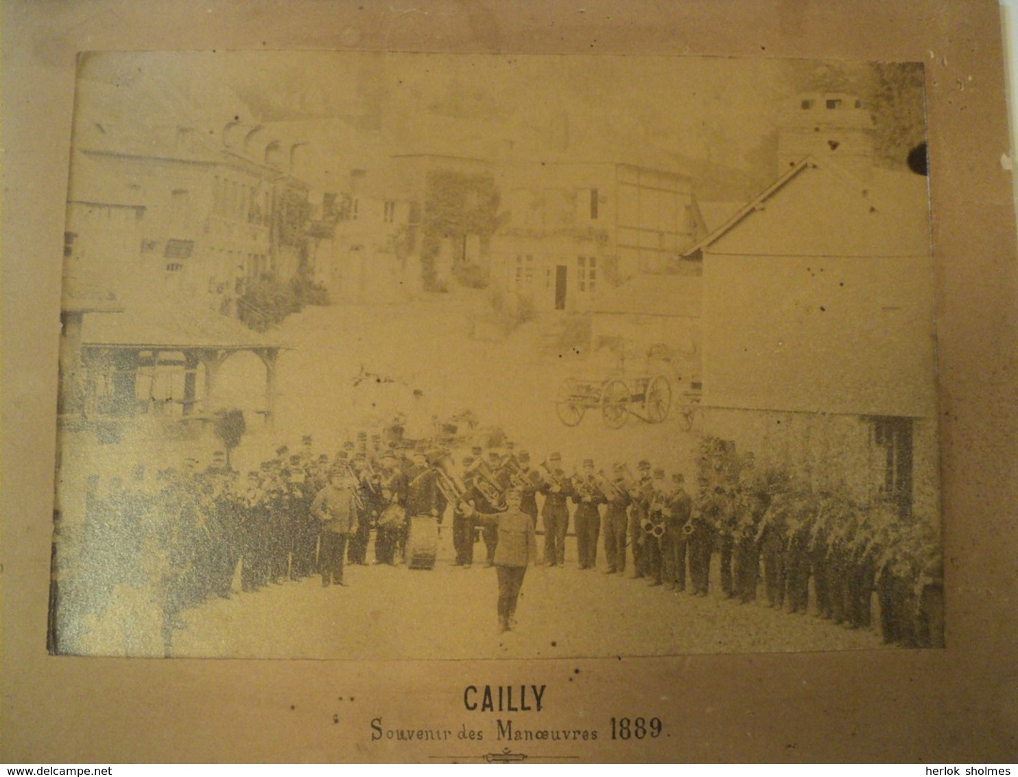 CAILLY. Photographie Ancienne. Souvenir Des Manœuvres De 1889 / Militaires Normandie - Old (before 1900)