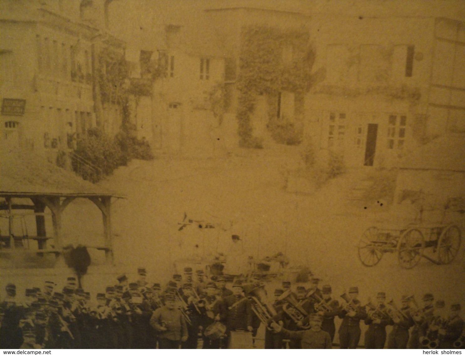 CAILLY. Photographie Ancienne. Souvenir des Manœuvres de 1889 / Militaires Normandie