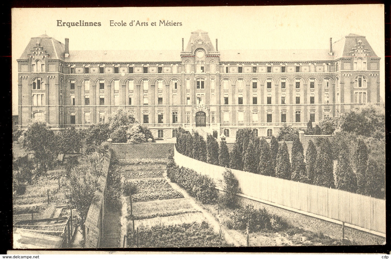 Cpa Erquelinnes  école - Erquelinnes