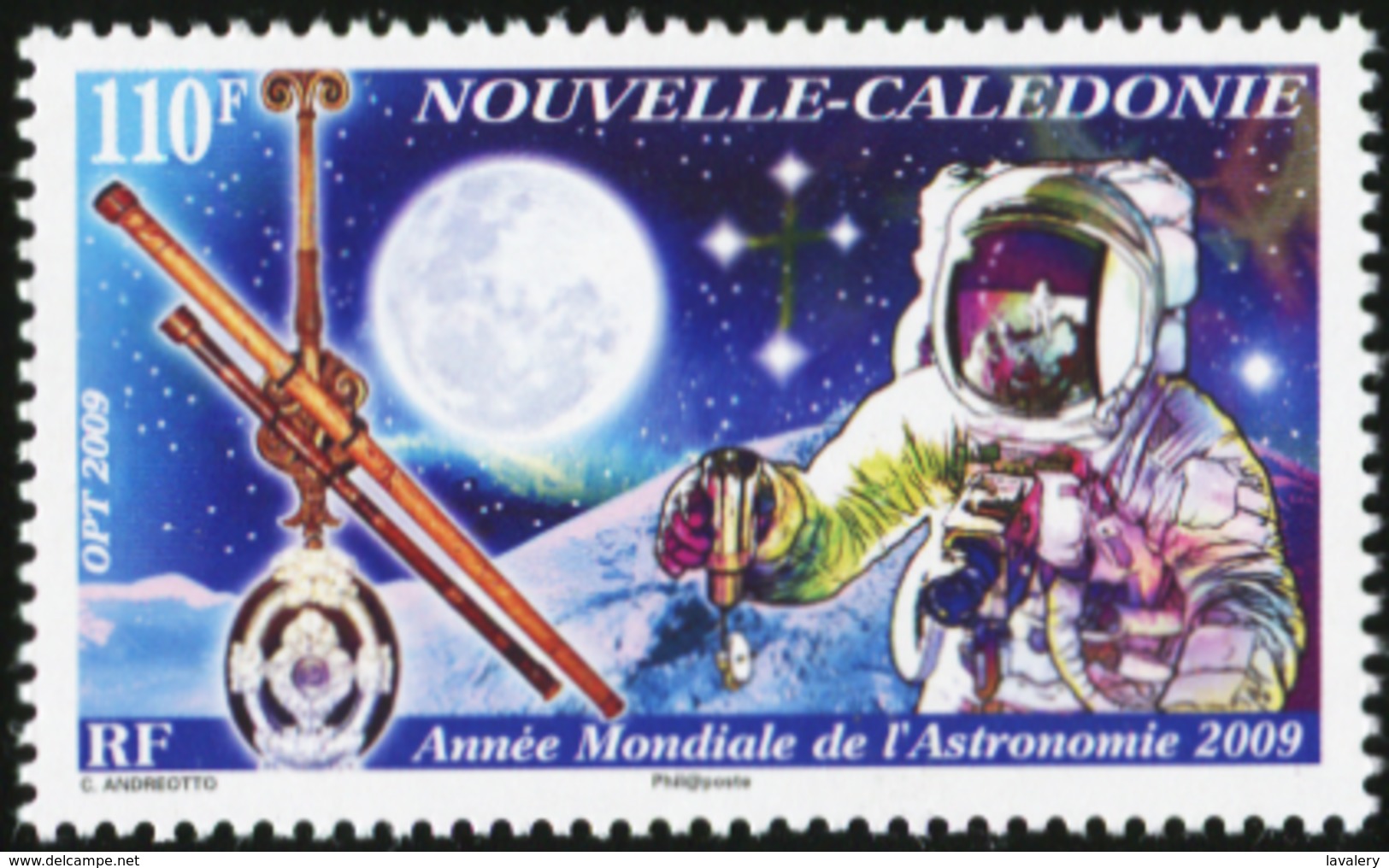 NEW CALEDONIA 2009 Year Of Astronomy Space MNH - Astrología