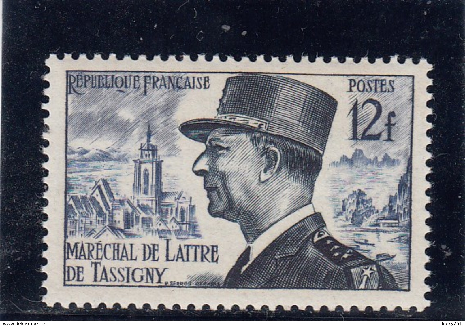 France - 1954 - N° YT 982** - Maréchal De Lattre De Tassigny - Nuovi