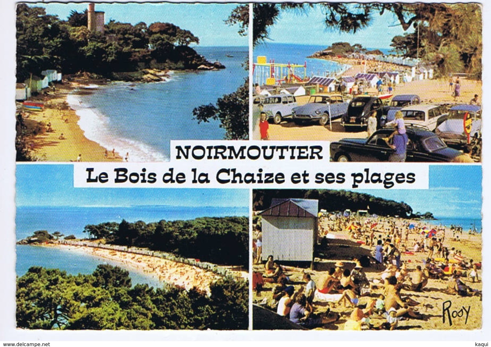 VENDEE - Flamme Illustrée à Gauche - Mimosas - NOIRMOUTIER EN L'ÎLE De 1965 - Oblitérations Mécaniques (flammes)