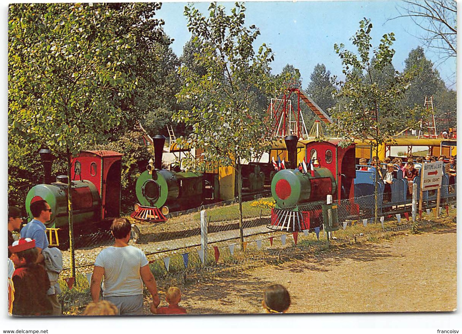 Bagatelle. Parc D'Attractions. Entre Berck Et Merlimont. Les Trains.  Petit Train - Autres & Non Classés