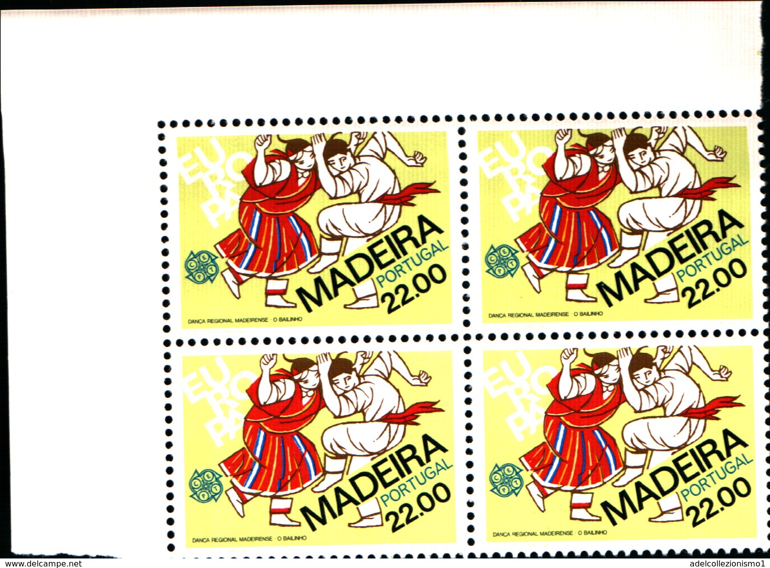 92228) MADEIRA-1980 SERIE EUROPA In Quartina-MNH** - Andere & Zonder Classificatie