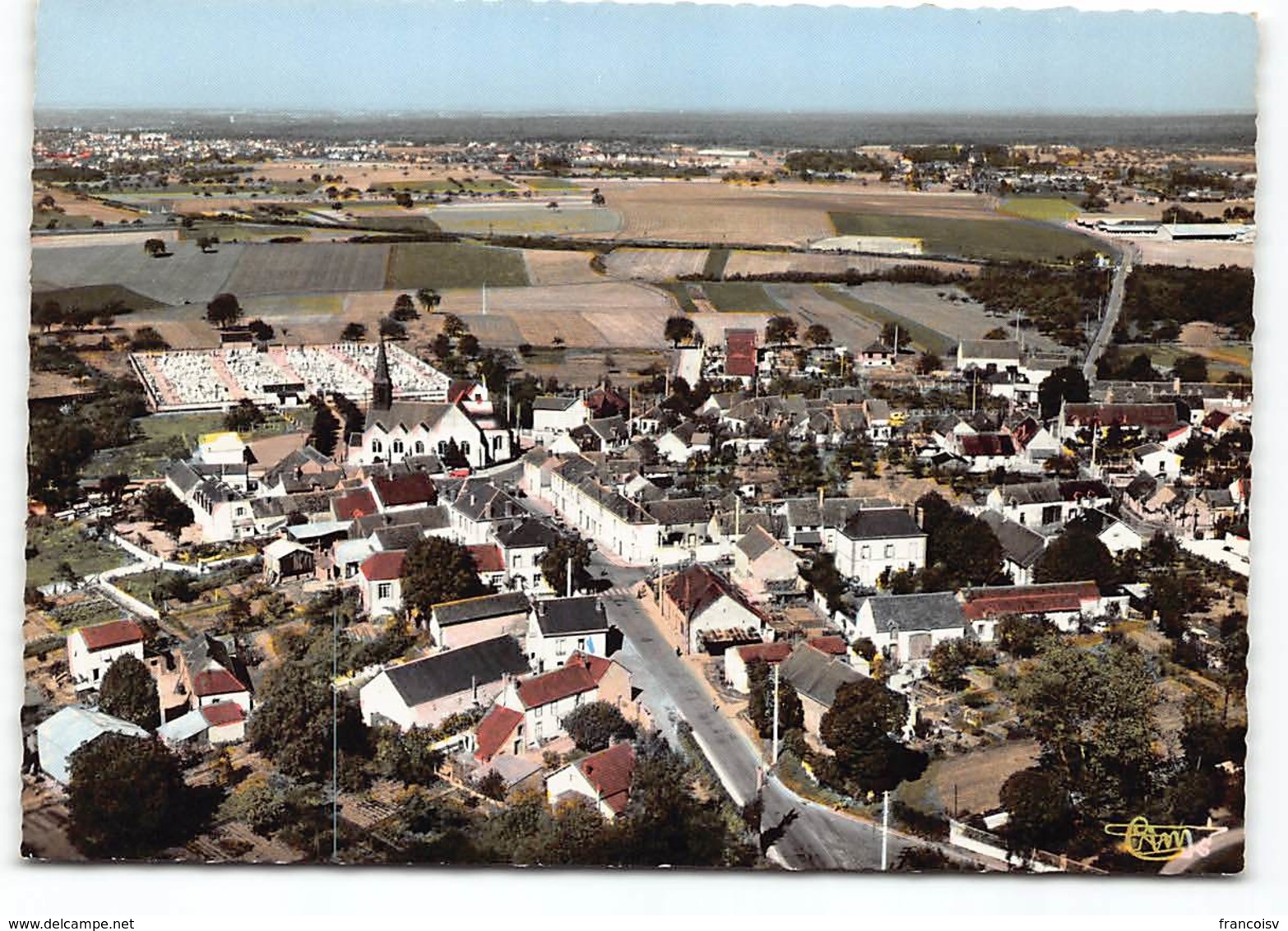 Amilly - Le Centre -  Vue  Aerienne  Edit Cim - Amilly