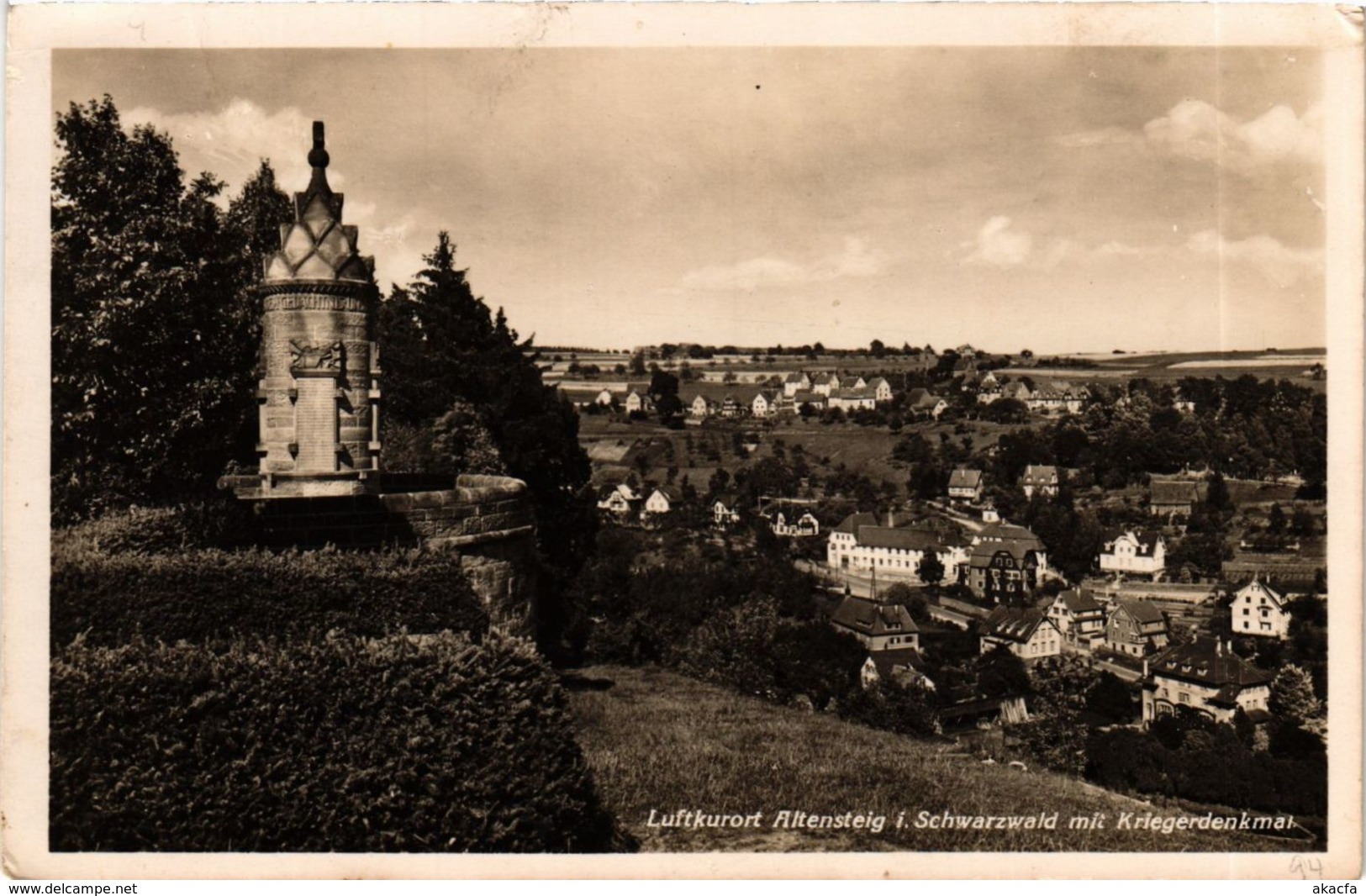 CPA AK Altensteig Kriegerdenkmal GERMANY (934412) - Altensteig