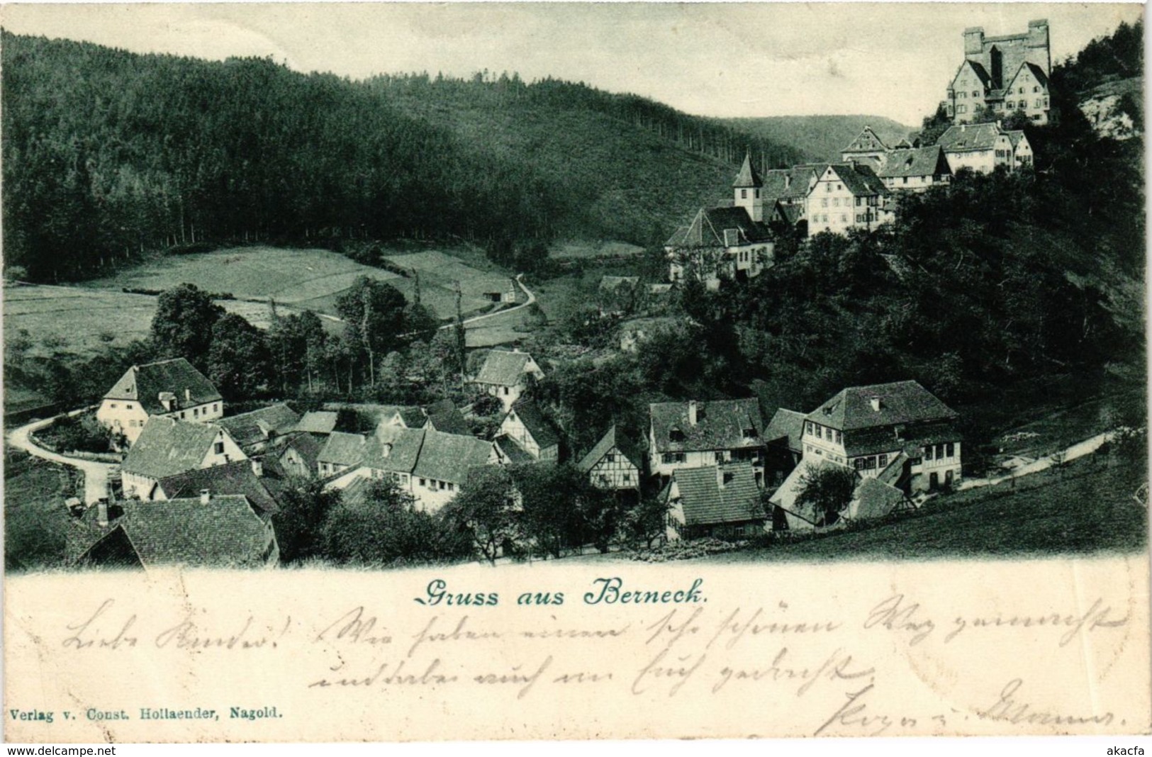 CPA AK Altensteig Gruss Aus Berneck GERMANY (934415) - Altensteig